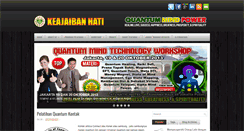Desktop Screenshot of keajaibanhati.com